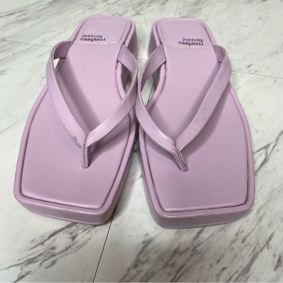 Jeffrey Campbell Flavio Purple Platform Sandal 8 - Picture 11 of 15